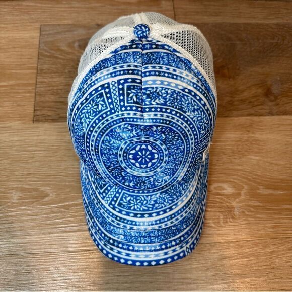 Billabong Blue Printed Mesh Snapback Women’s Hat - Picture 6 of 11